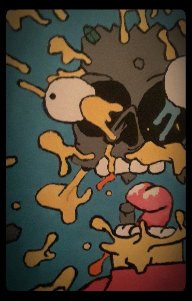 Bart Simpson painting